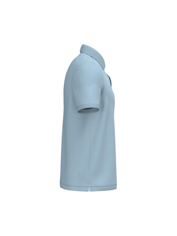 Polo eco-responsável em malha piqué de homem