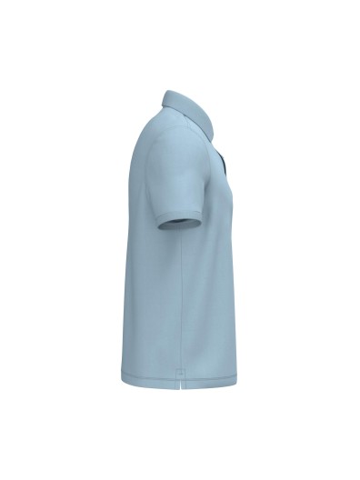 Polo eco-respons�vel em malha piqu� de homem
