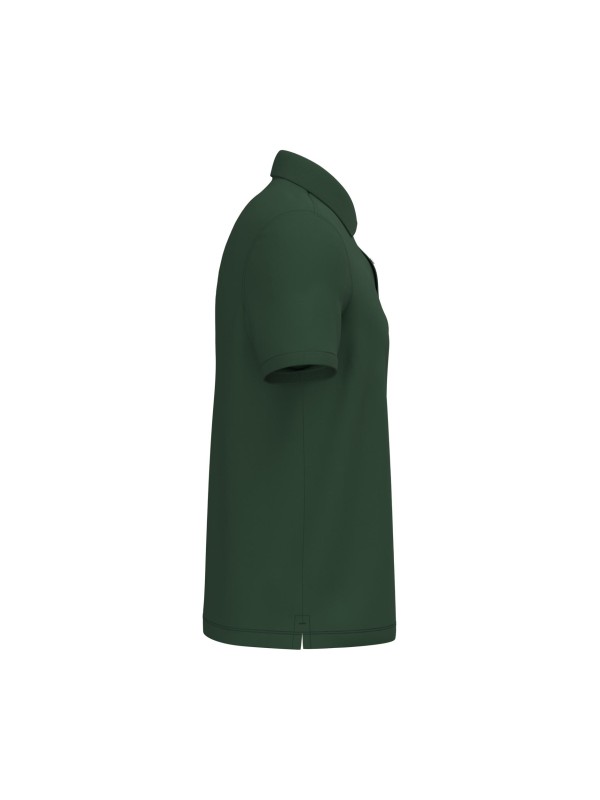 Polo eco-responsável em malha piqué de homem