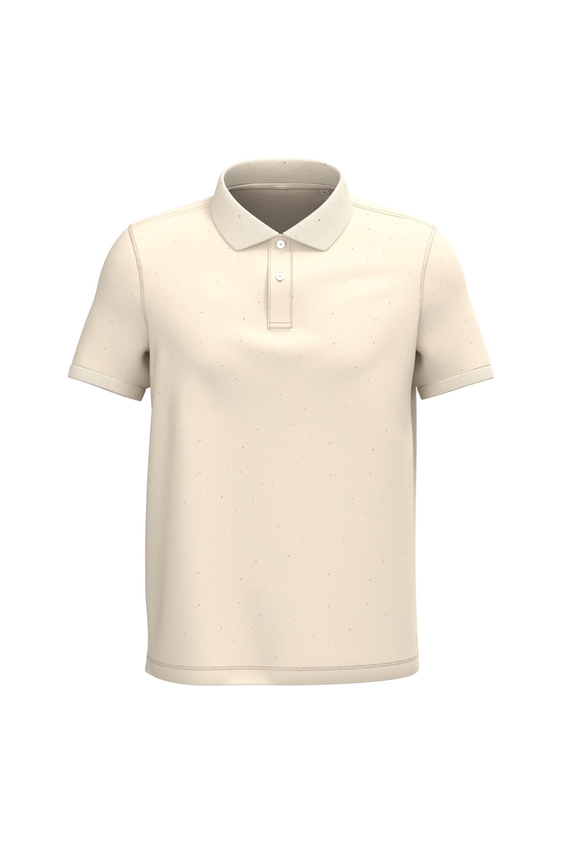Polo eco-responsável em malha piqué de homem