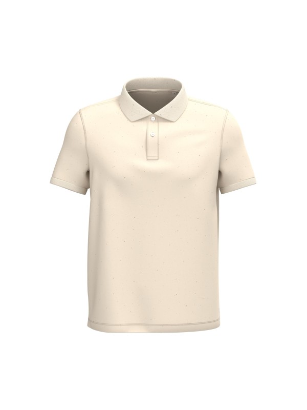 Polo eco-responsável em malha piqué de homem