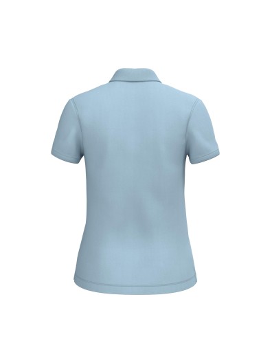 Polo eco-respons�vel em malha piqu� de senhora