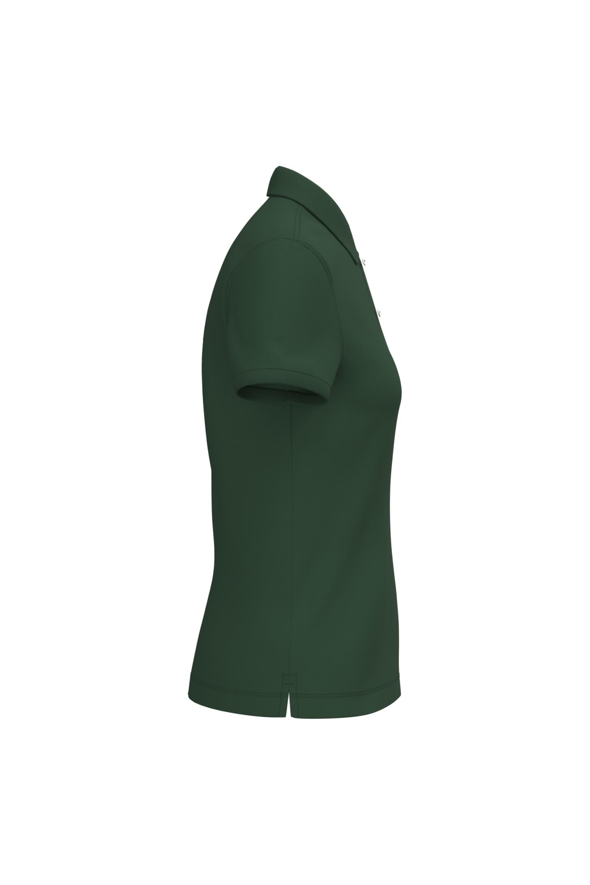 Polo eco-responsável em malha piqué de senhora