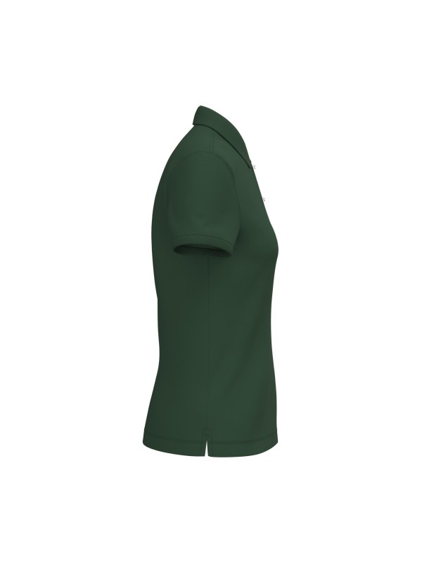 Polo eco-responsável em malha piqué de senhora