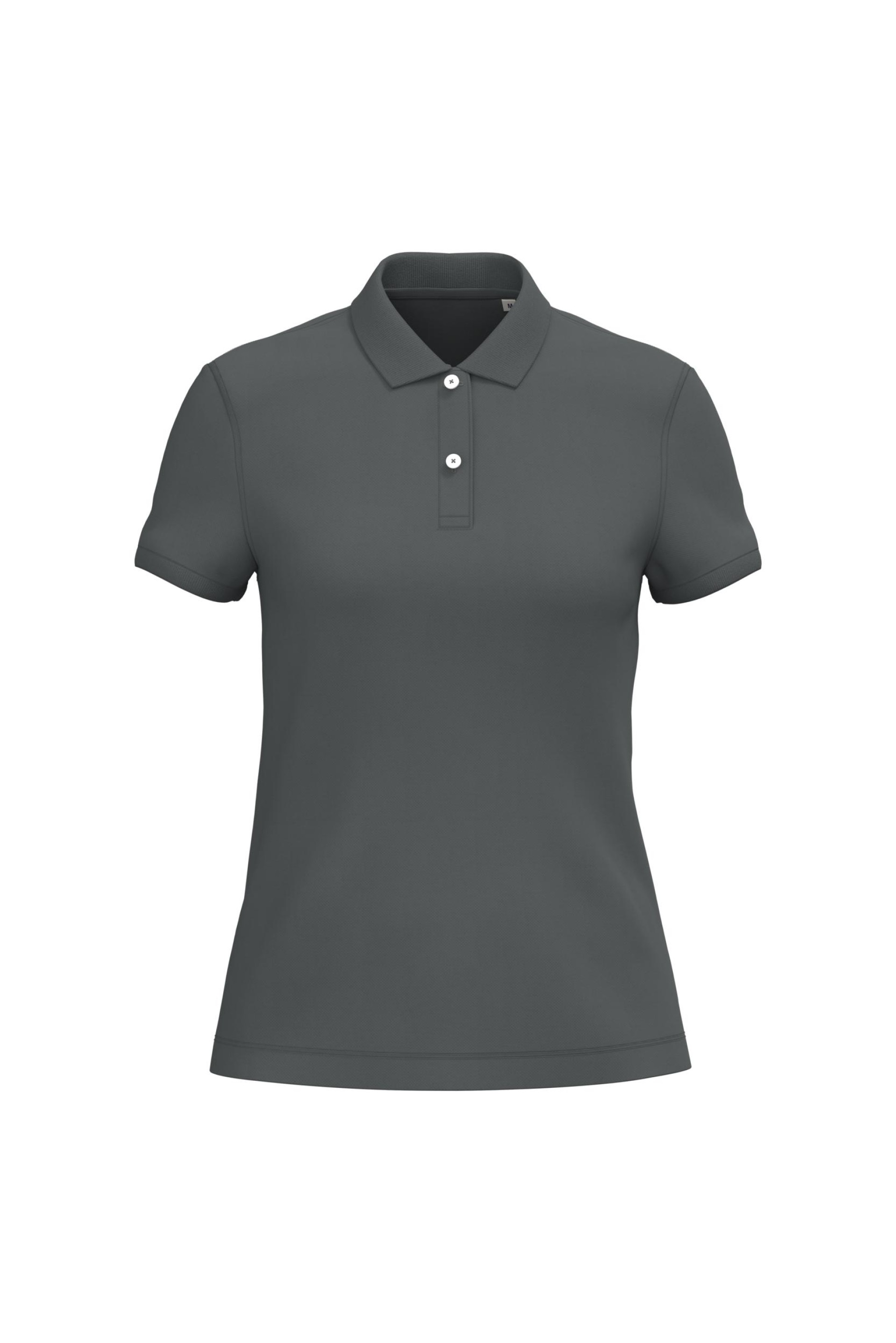 Polo eco-responsável em malha piqué de senhora