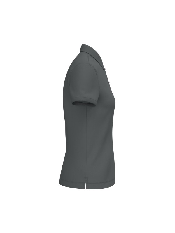 Polo eco-responsável em malha piqué de senhora