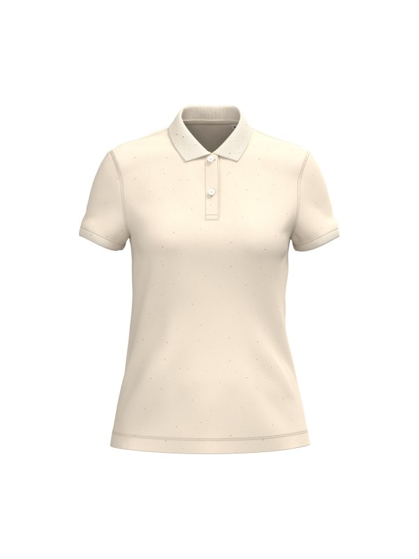 Polo eco-respons�vel em malha piqu� de senhora