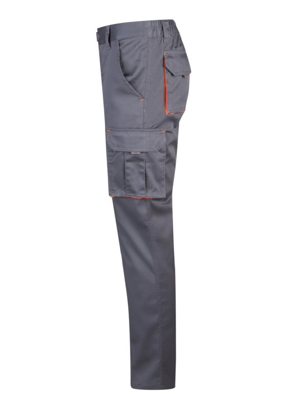 Calças stretch bicolor multibolsos - Série 103008S