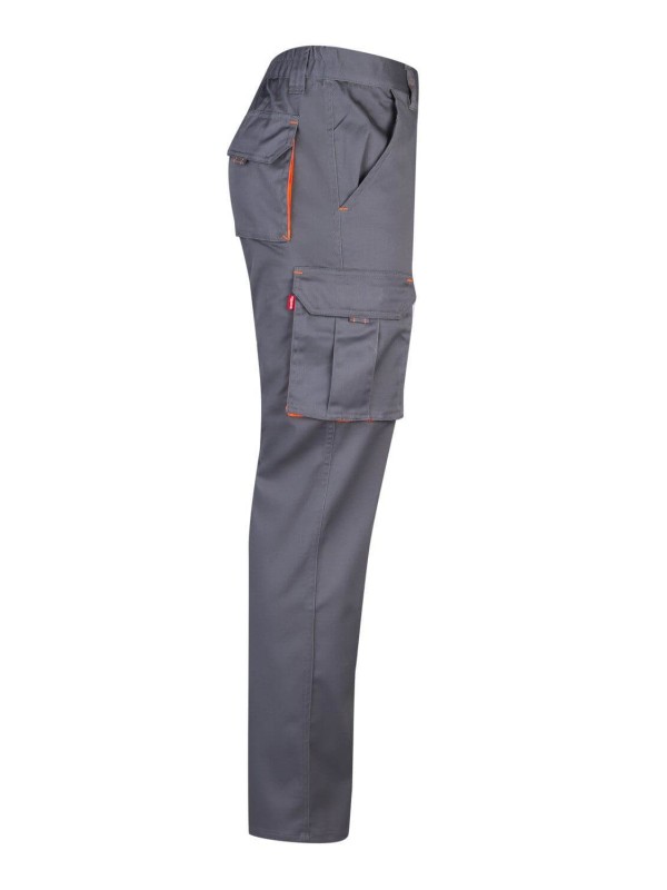 Calças stretch bicolor multibolsos - Série 103008S