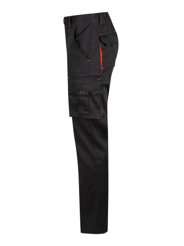 Calças stretch bicolor multibolsos - Série 103008S