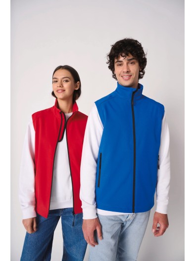 Colete softshell 2 camadas unissexo - IB413