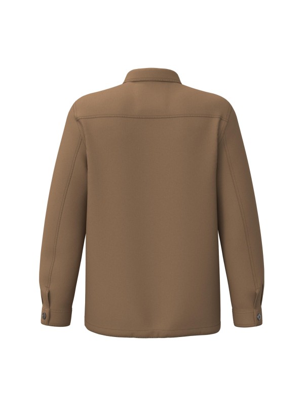Casaco worker masculino ecol�gico com efeito lavado