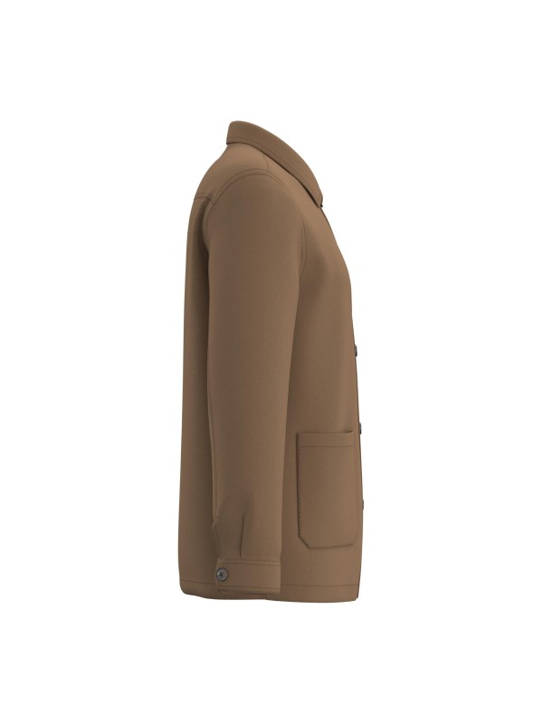 Casaco worker masculino ecol�gico com efeito lavado