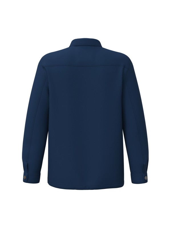 Casaco worker masculino ecol�gico com efeito lavado