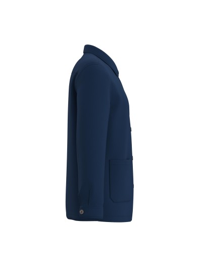 Casaco worker masculino ecol�gico com efeito lavado