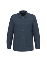 Casaco worker masculino ecol�gico com efeito lavado
