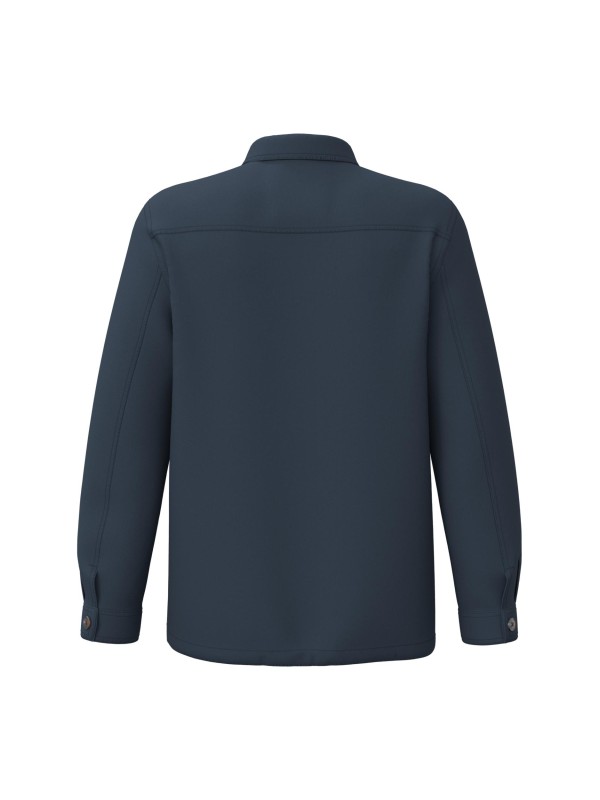 Casaco worker masculino ecol�gico com efeito lavado