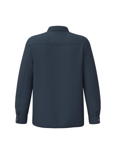 Casaco worker masculino ecol�gico com efeito lavado