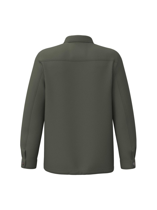 Casaco worker masculino ecol�gico com efeito lavado
