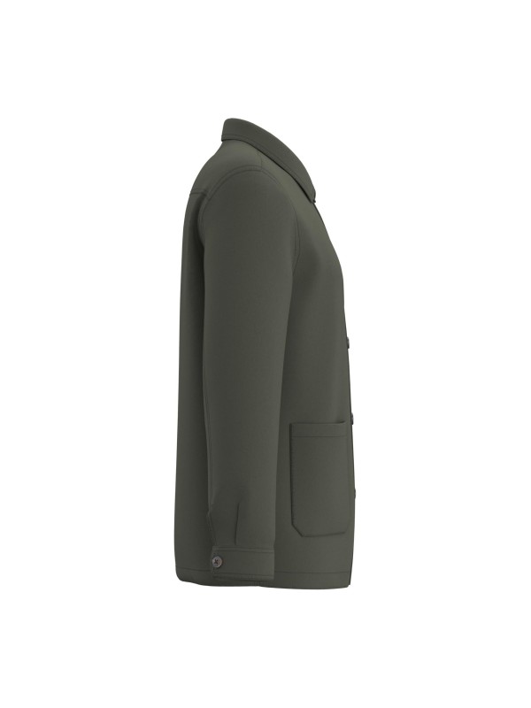 Casaco worker masculino ecol�gico com efeito lavado