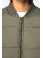 Blus�o acolchoado eco-respons�vel com gola Teddy unissexo
