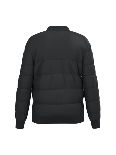 Blus�o acolchoado eco-respons�vel com gola Teddy unissexo
