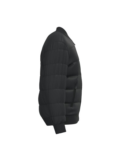 Blus�o acolchoado eco-respons�vel com gola Teddy unissexo