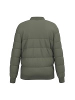 Blus�o acolchoado eco-respons�vel com gola Teddy unissexo