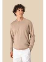 Camisola eco-respons�vel decote redondo de homem