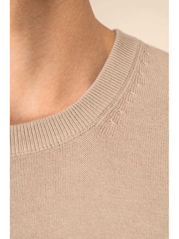 Camisola eco-respons�vel decote redondo de homem