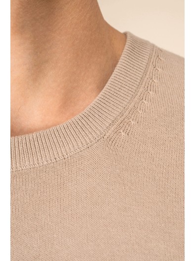 Camisola eco-respons�vel decote redondo de homem