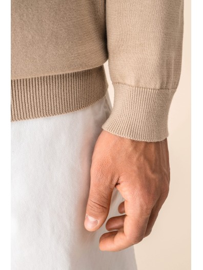 Camisola eco-respons�vel decote redondo de homem
