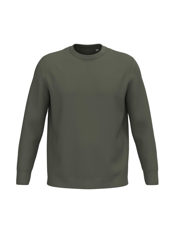 Camisola eco-respons�vel decote redondo de homem