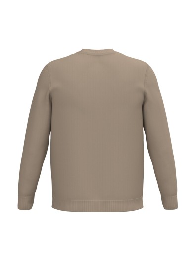 Camisola eco-respons�vel decote redondo de homem