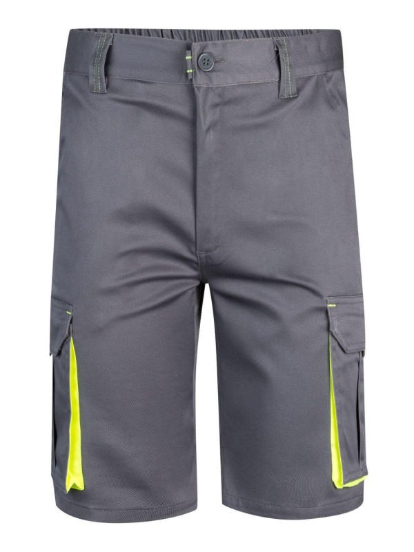 Bermudas Stretch Bicolor Multibolsos - Série 103010S