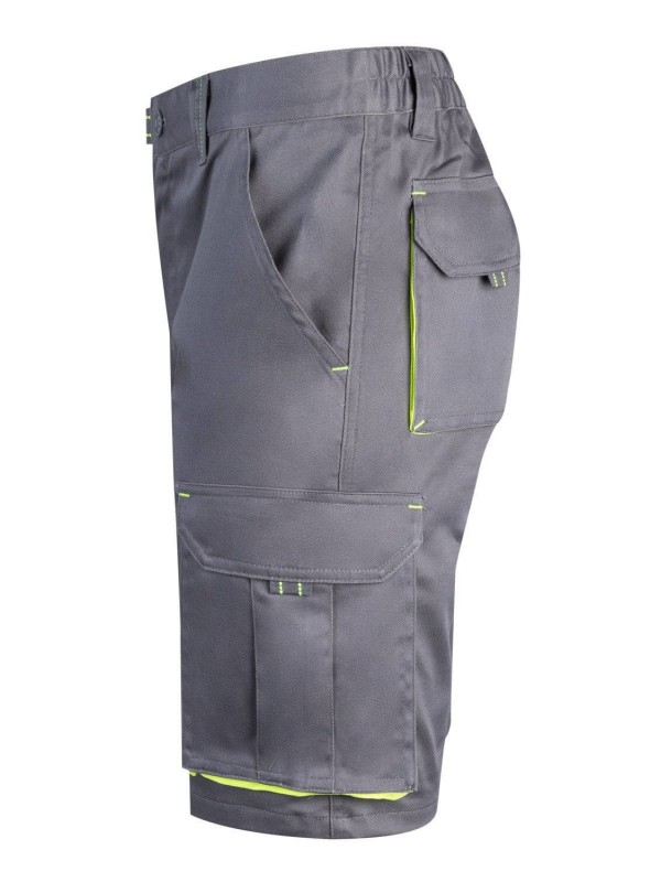 Bermudas Stretch Bicolor Multibolsos - Série 103010S