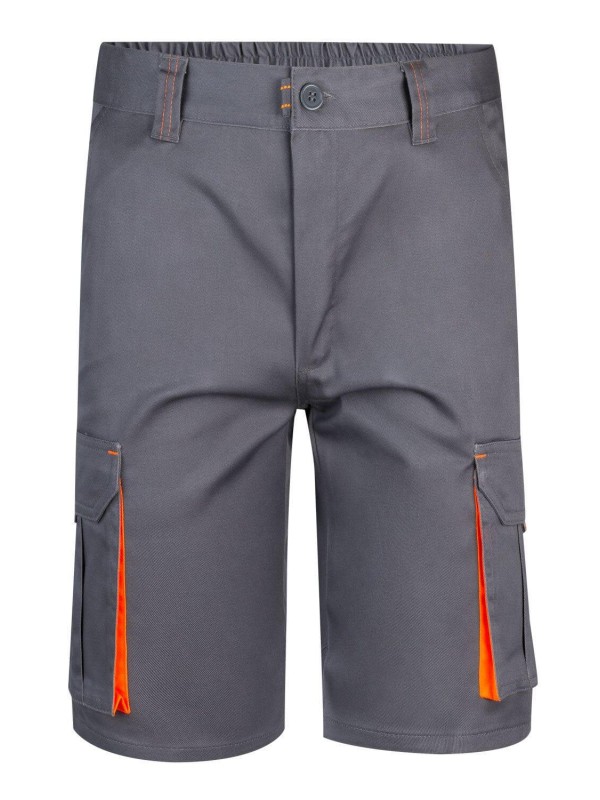 Bermudas Stretch Bicolor Multibolsos - Série 103010S