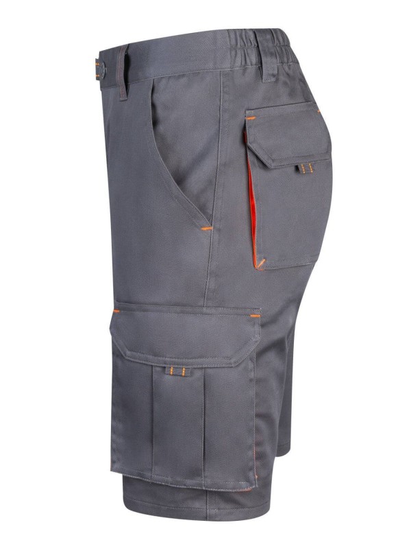 Bermudas Stretch Bicolor Multibolsos - Série 103010S