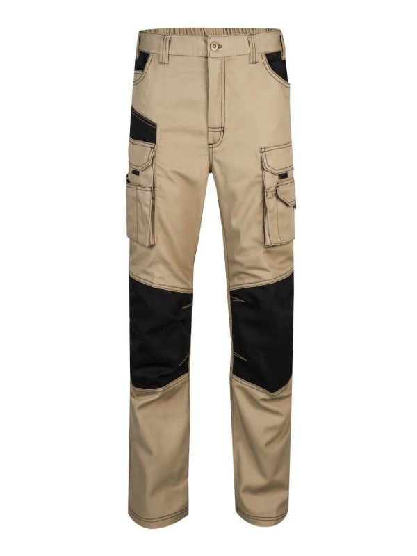 Calça Canvas Bicolor Multibolsos - Série 103011B