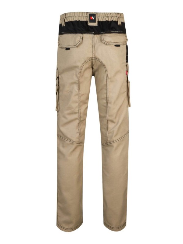 Calça Canvas Bicolor Multibolsos - Série 103011B