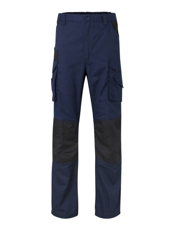 Calça Canvas Bicolor Multibolsos - Série 103011B