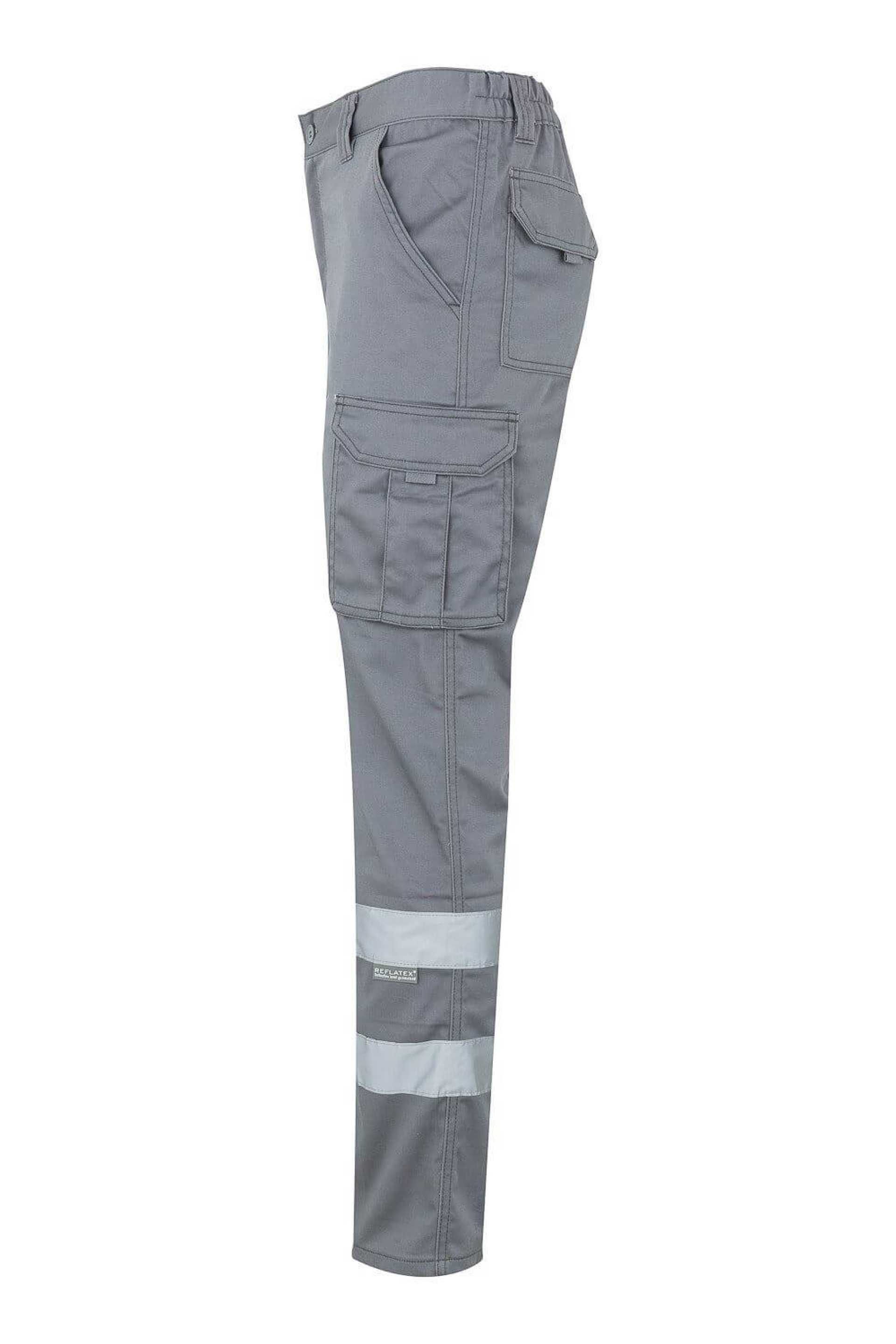 Calças Stretch Multibolsos com Faixas - Série 103014S