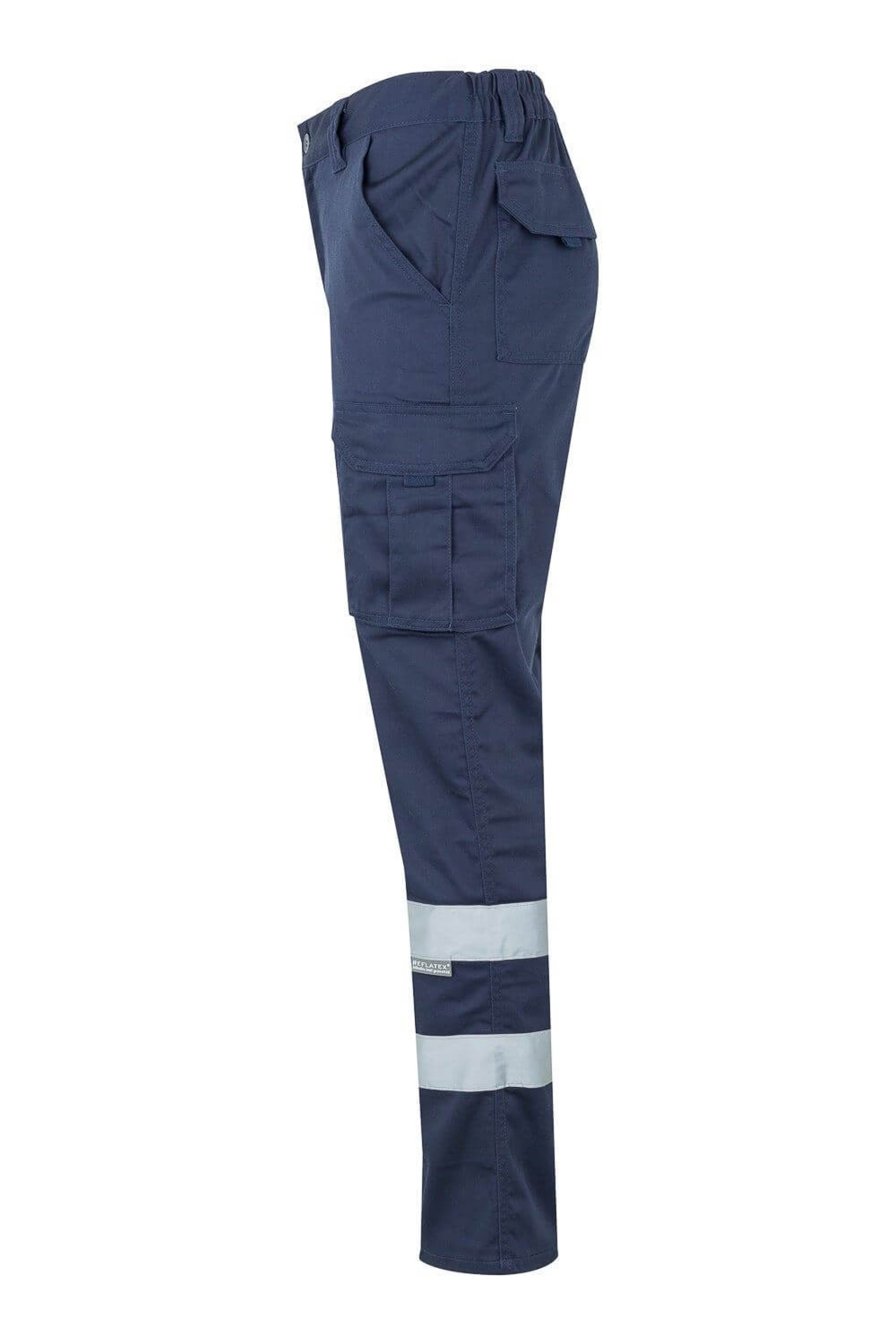 Calças Stretch Multibolsos com Faixas - Série 103014S