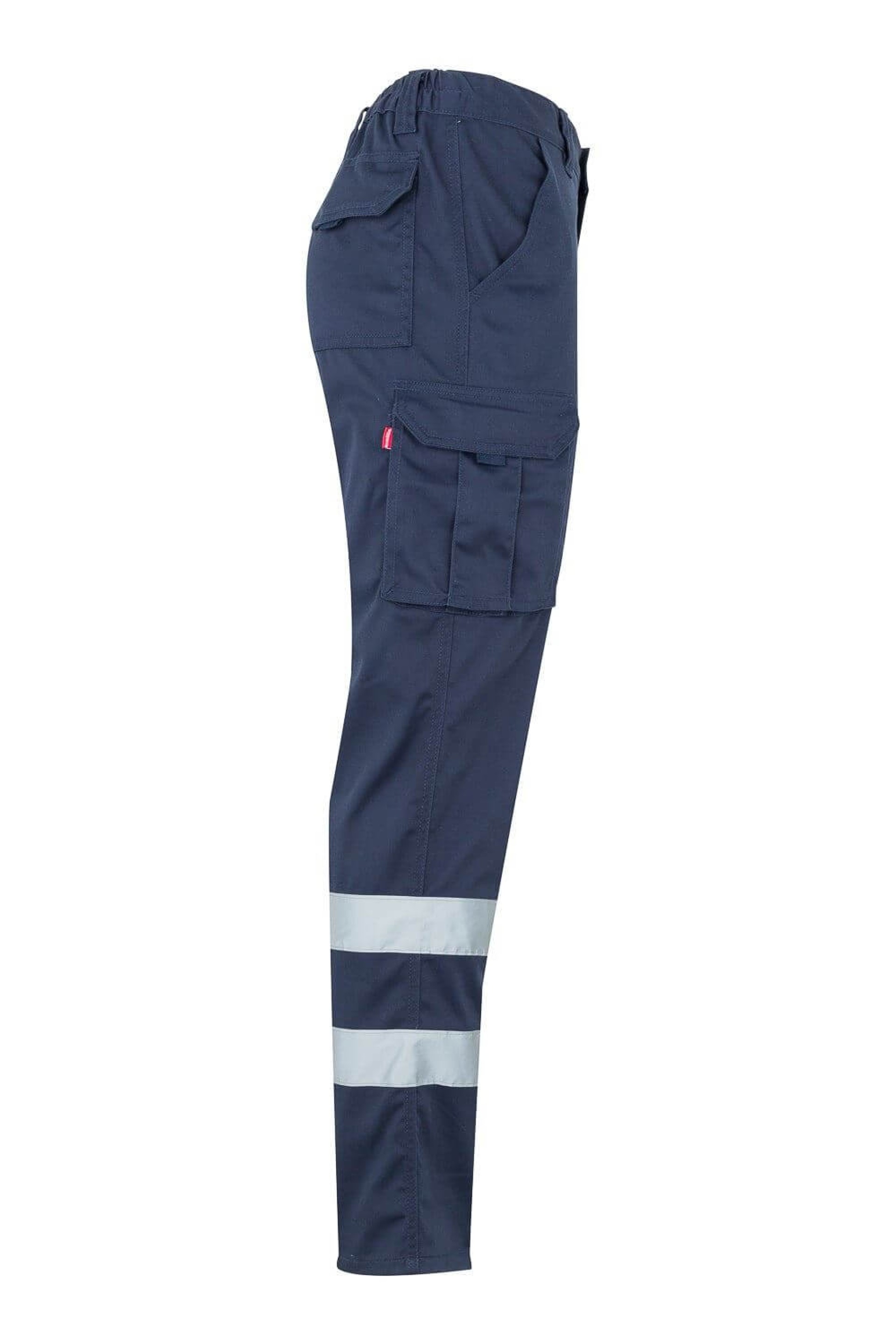 Calças Stretch Multibolsos com Faixas - Série 103014S