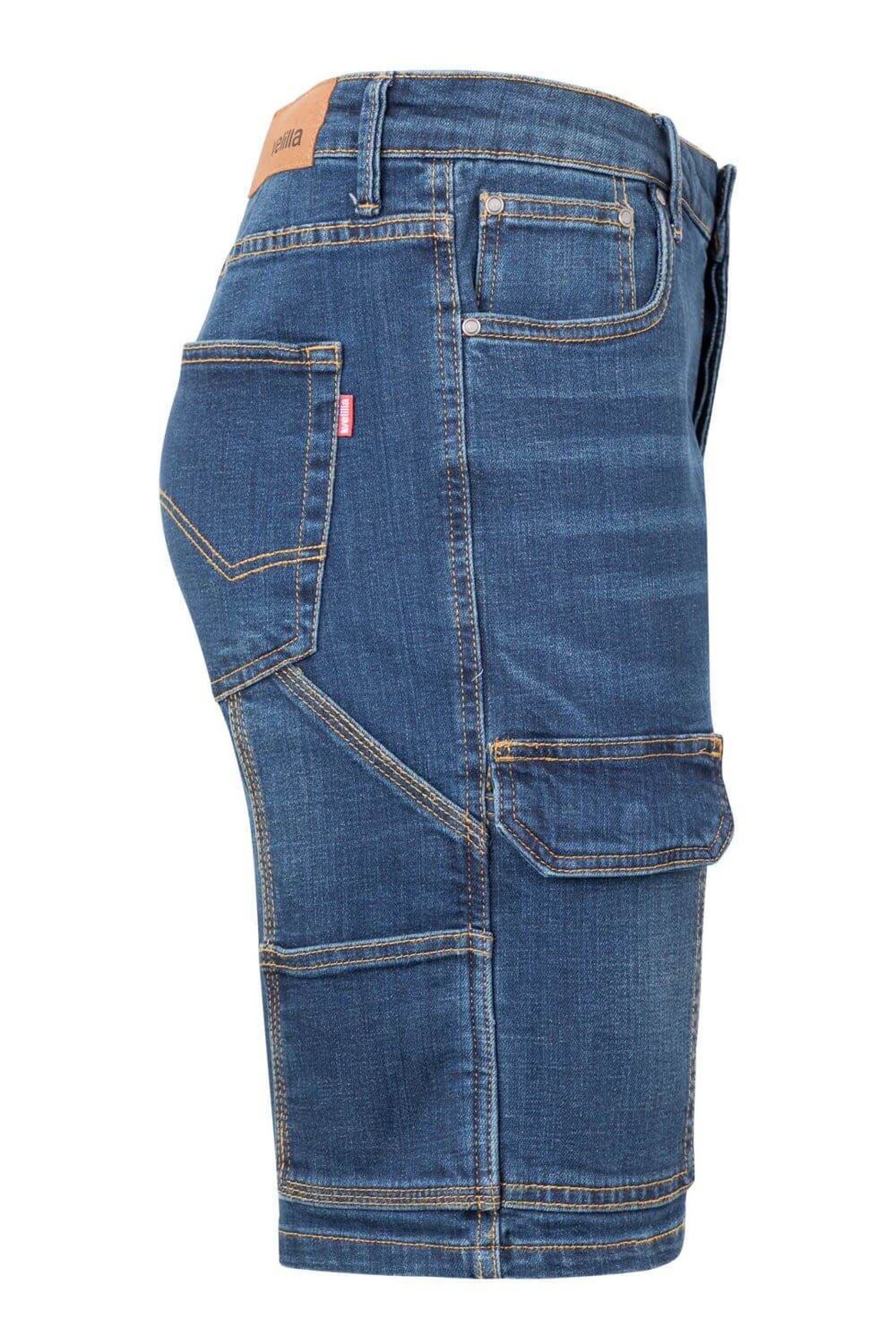 Bermudas Denim Stretch Multibolsos - Série 103017S