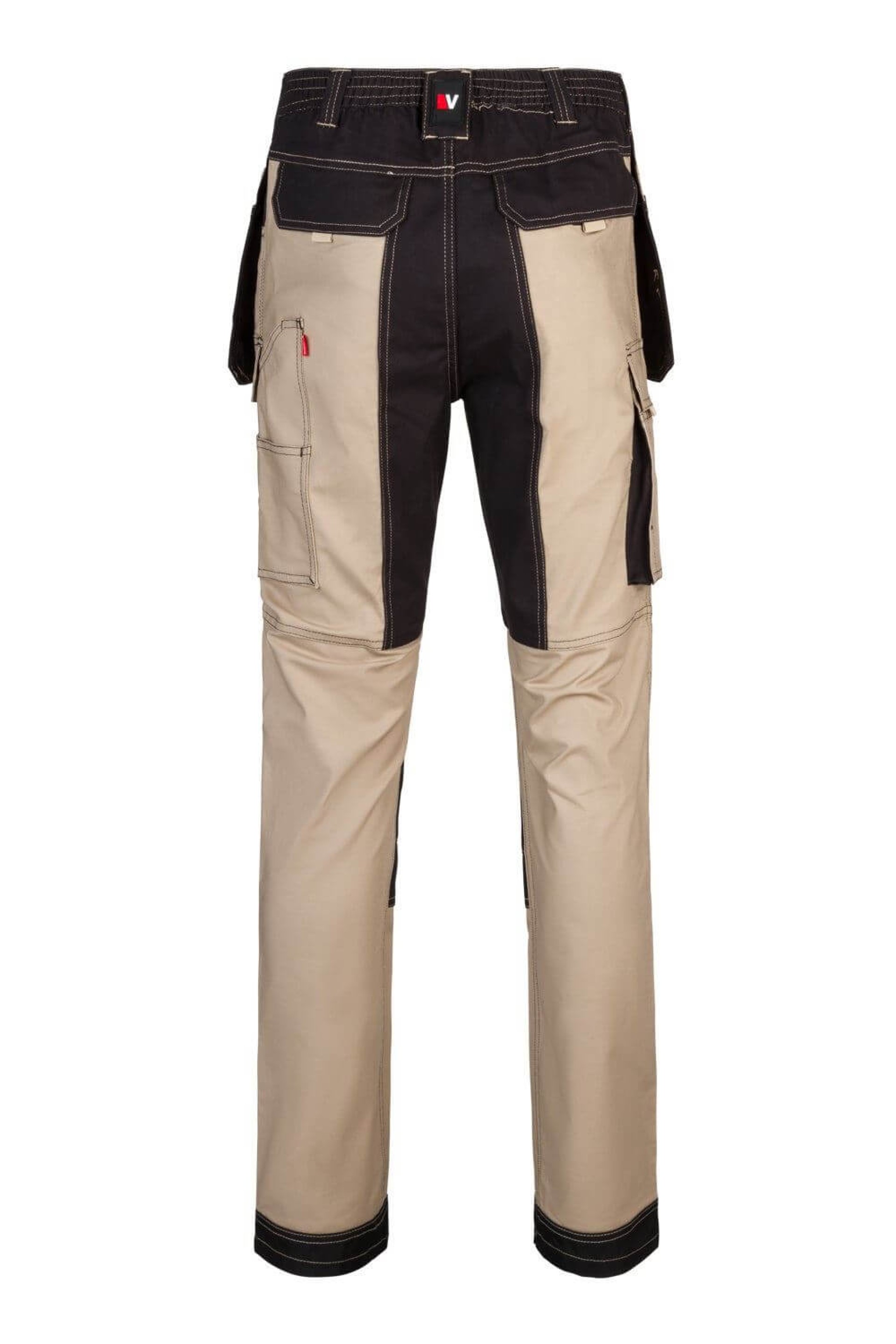 Calças Stretch Bicolor com Bolsos Flutuantes - Série 103019S