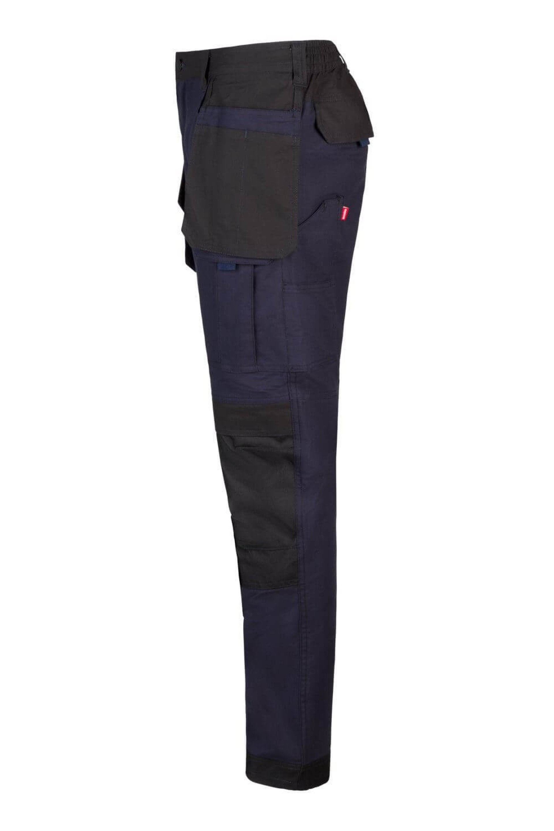 Calças Stretch Bicolor com Bolsos Flutuantes - Série 103019S