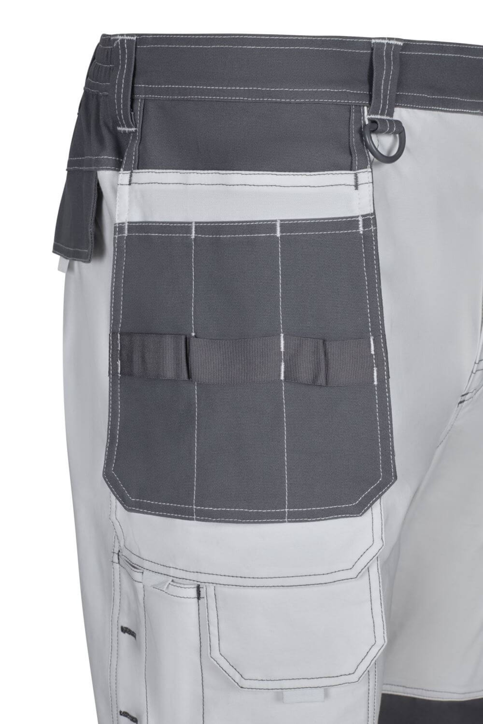 Calças Stretch Bicolor com Bolsos Flutuantes - Série 103019S