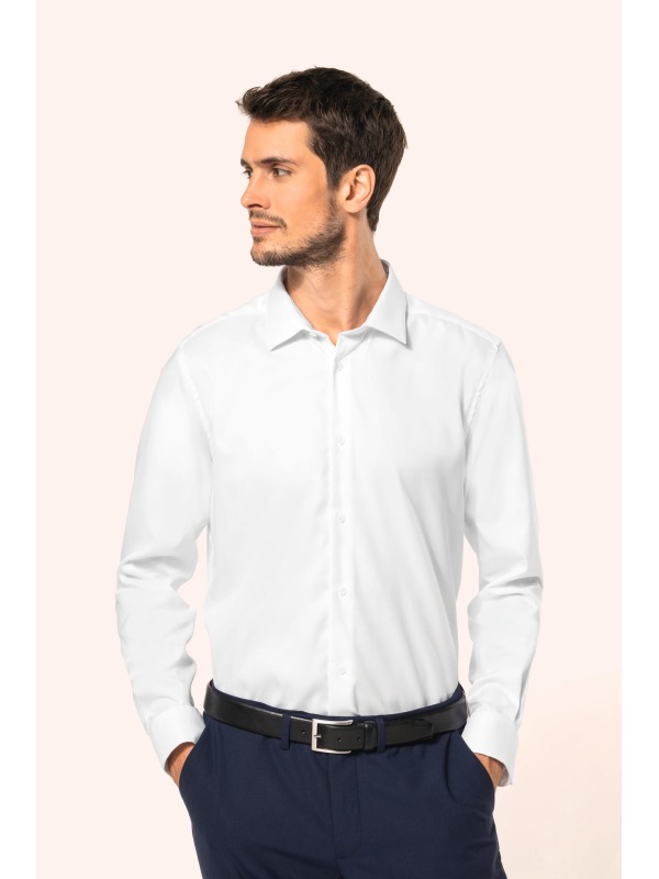 Camisa Oxford Pinpoint manga comprida - PK502