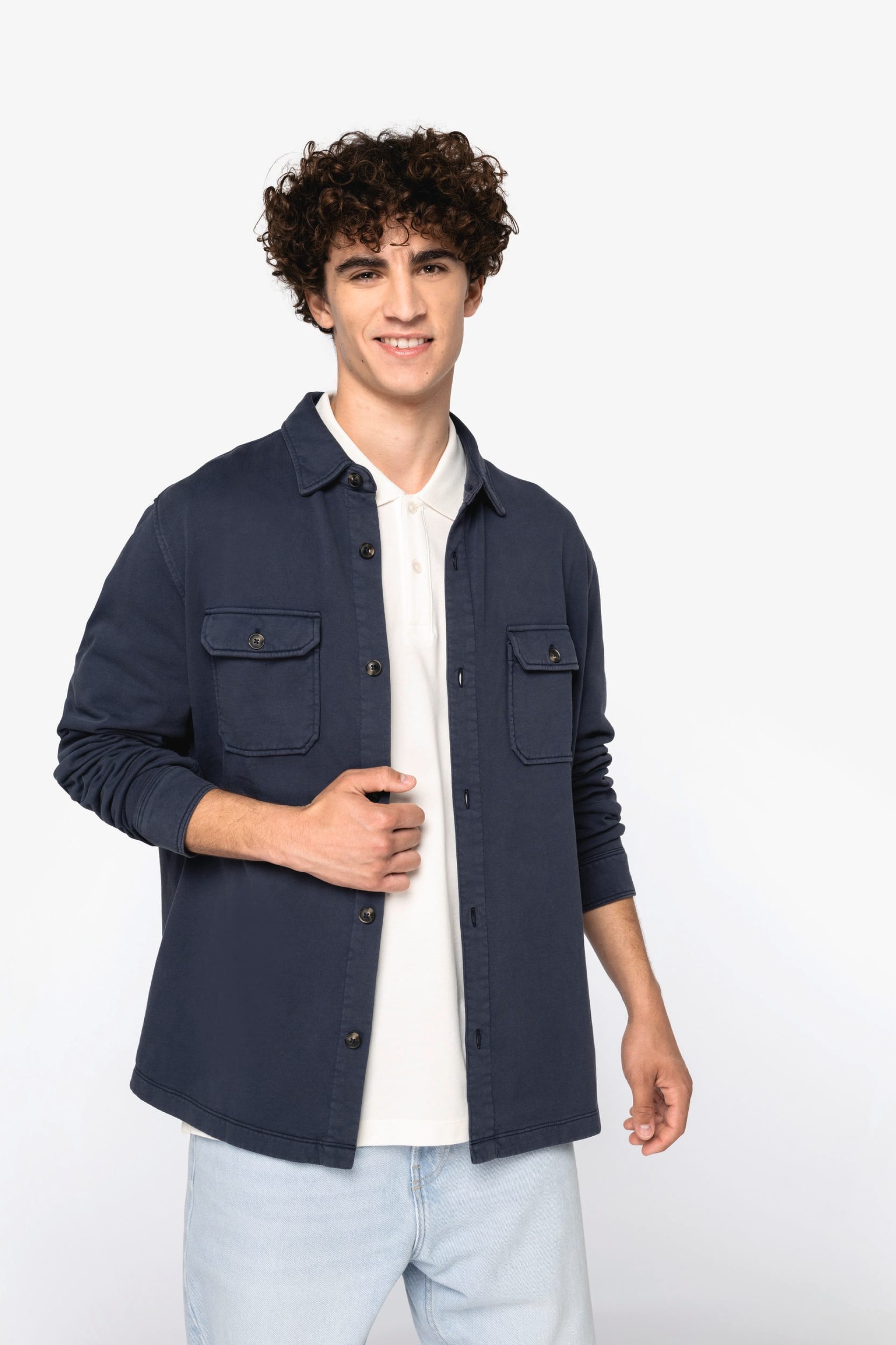 Sobrecamisa cardada - NS521